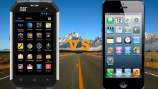 Сравнение CAT B15 и iPhone 5